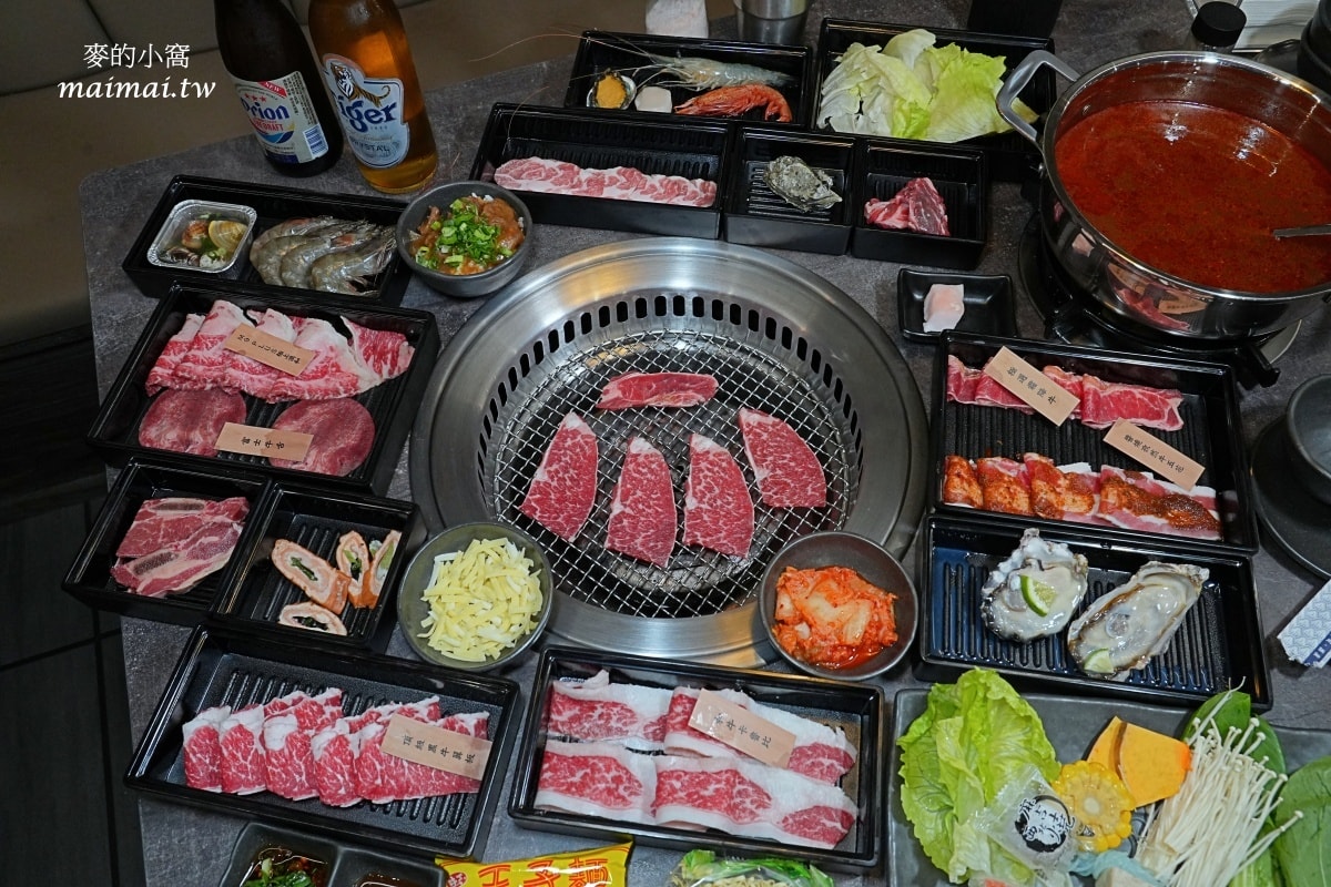 赤富士日式無煙燒肉鍋物蘆洲店～蘆洲火烤兩吃、啤酒無限供應，不用千元就能爽嗑和牛！