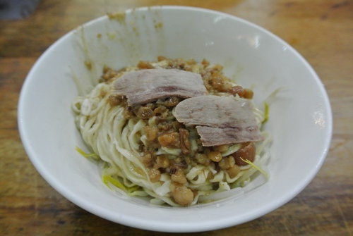 【台南】瑞榮小吃店─阿瑞意麵．餛飩