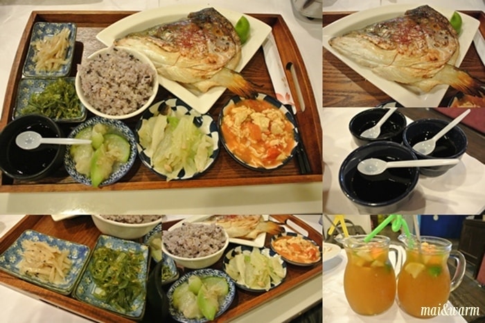 香烤鮭魚頭飯