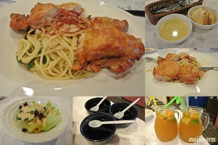 塔香蒜味雞排麵