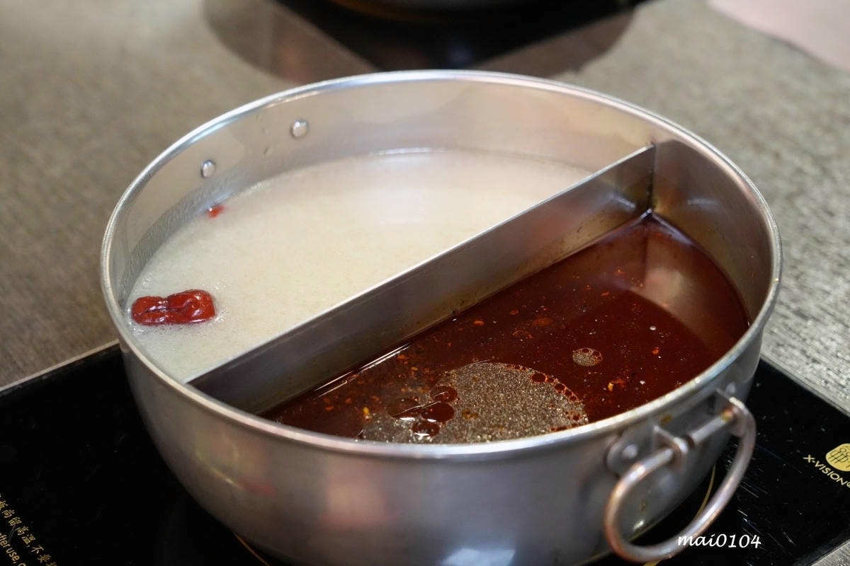 台北松山鍋物推薦｜紅九九個人麻辣鴛鴦鍋～單人鴛鴦鍋、不加價，