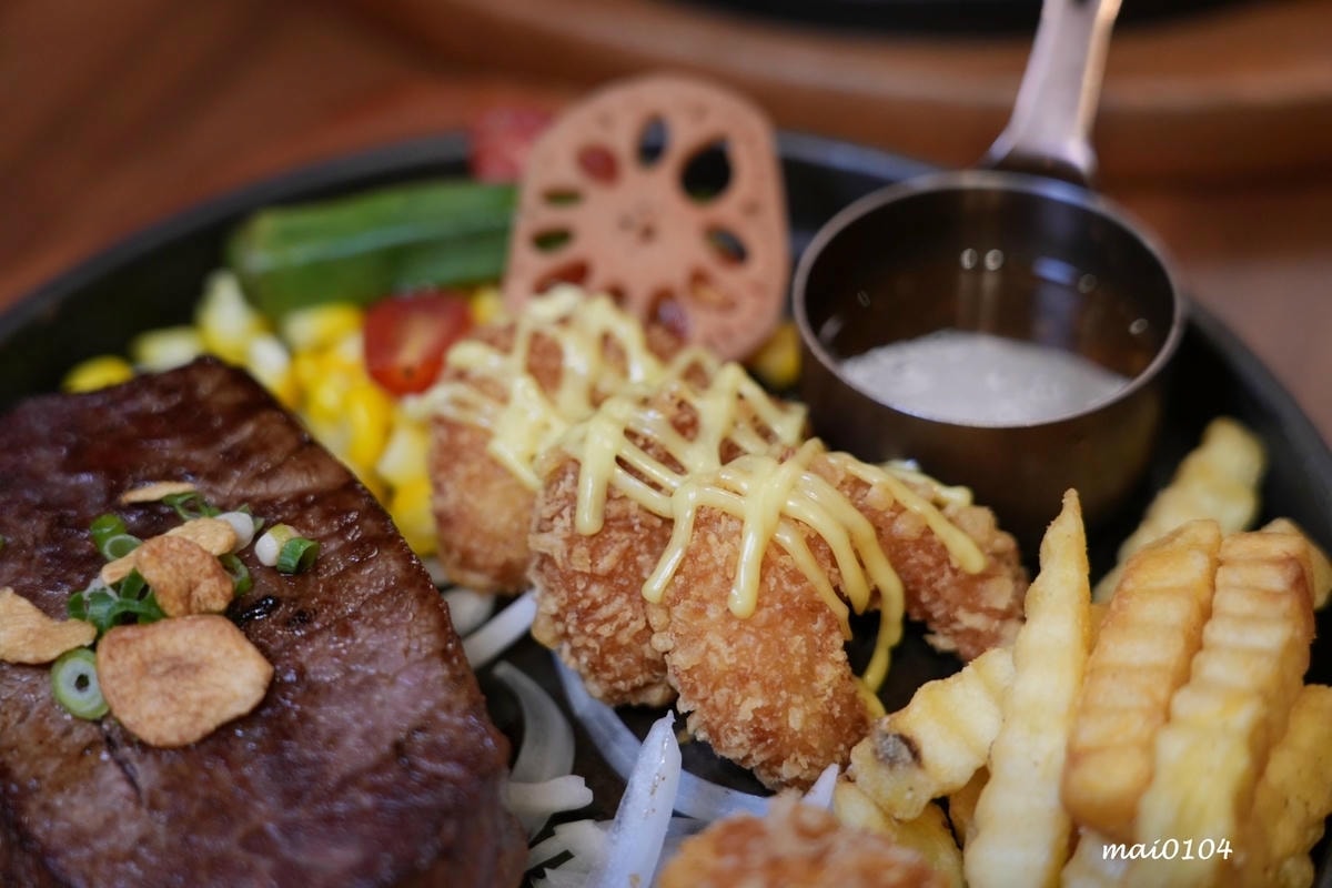 林口牛排推薦｜炙り庵steak牛排龜山長庚店～用餐享自助吧牛