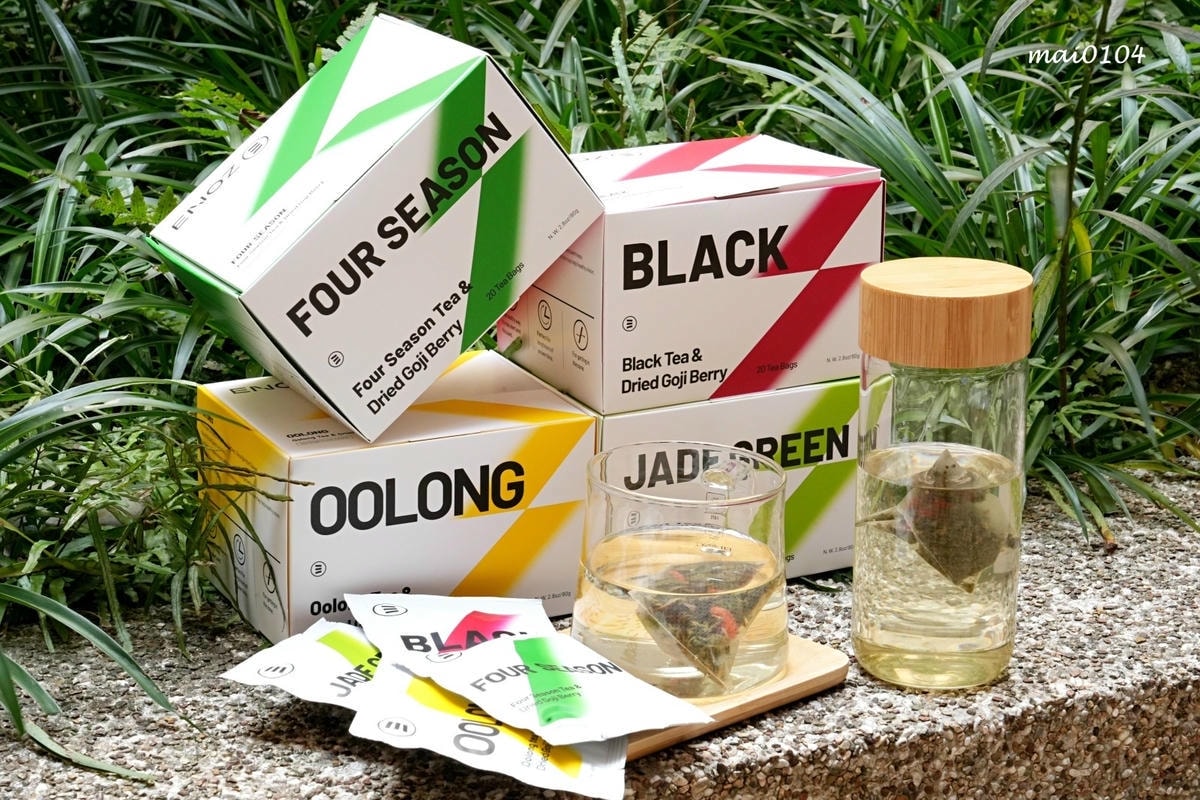 ENOZ茶飲～選用優質台灣高山茶加上枸杞子、小包裝設計外出攜