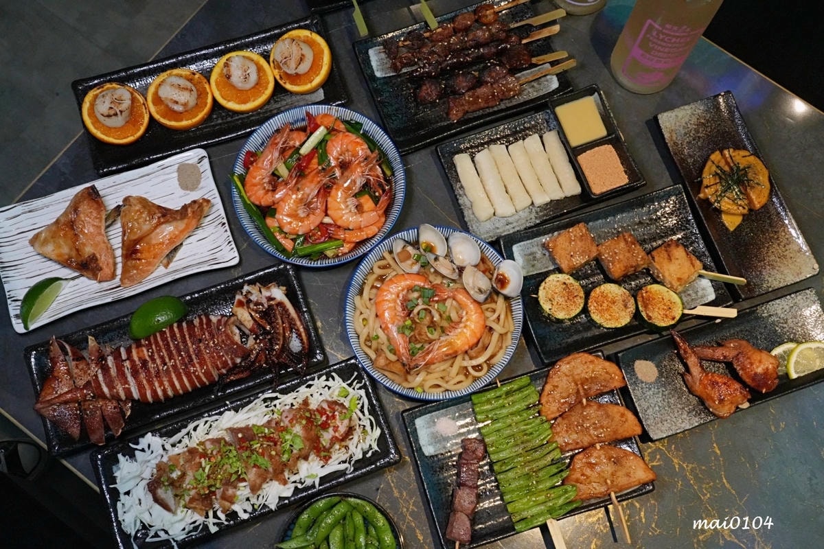 桃園居酒屋推薦｜參食sanshi精緻台式串燒～結合露營風、夜