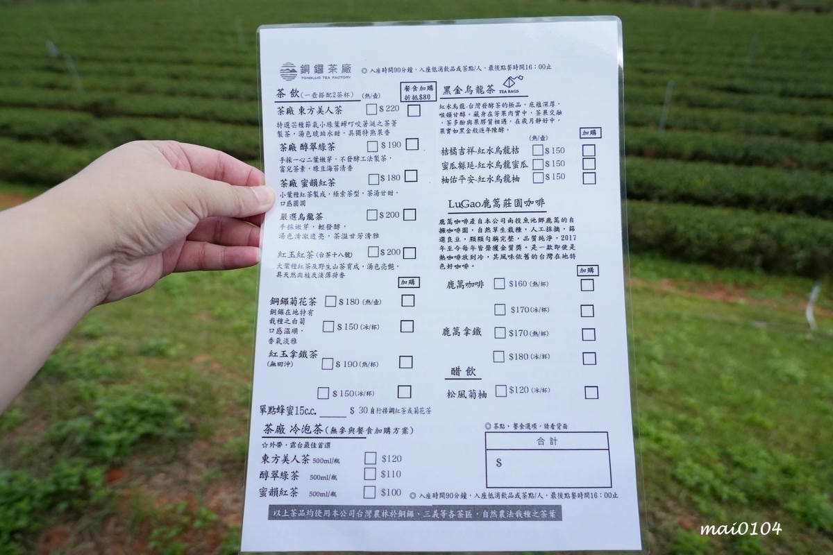 苗栗景點｜苗栗銅鑼茶廠～不用跑到高山上也能享受茶園靜謐之美，