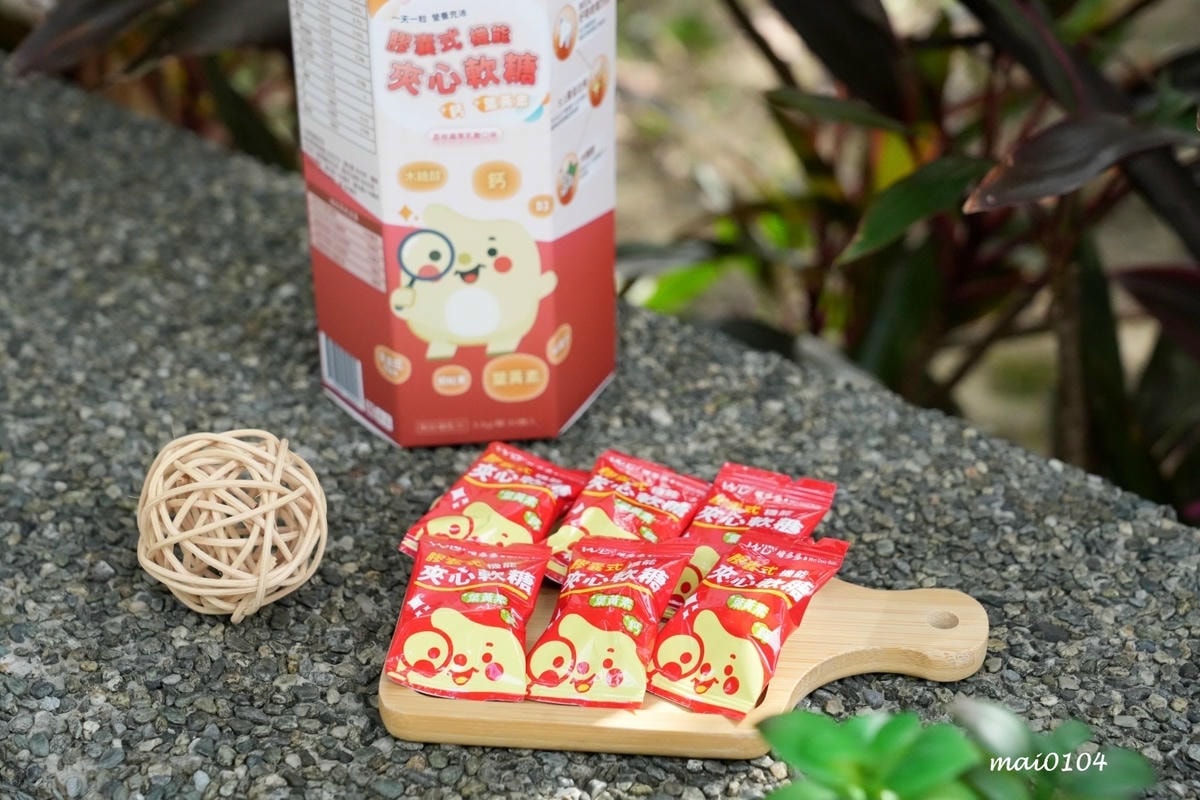 唯多多膠囊式機能夾心軟糖～推出水蜜桃乳酸、荔枝蘋果乳酸口味，