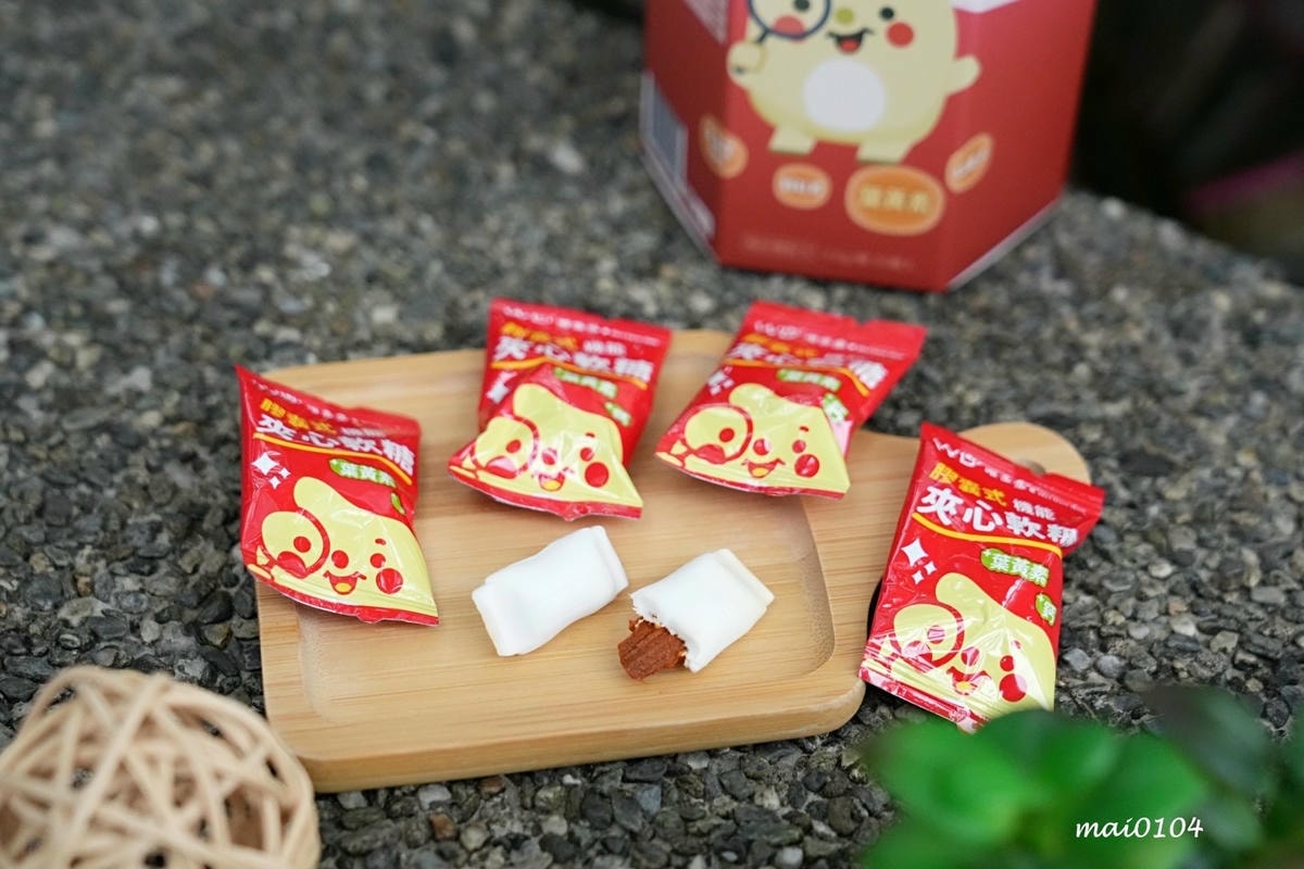 唯多多膠囊式機能夾心軟糖～推出水蜜桃乳酸、荔枝蘋果乳酸口味，