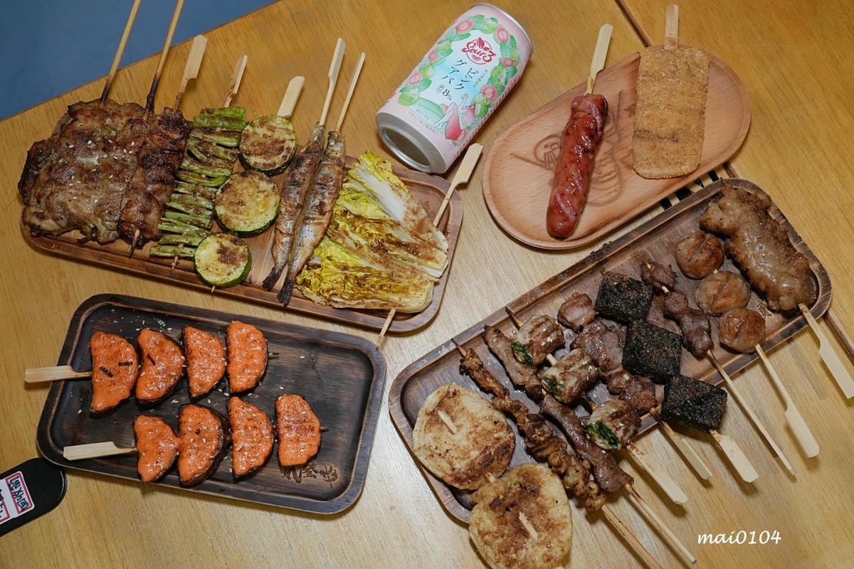 新北永和美食｜貳參日式無煙串燒～平價美食，免服務費，永和晚餐