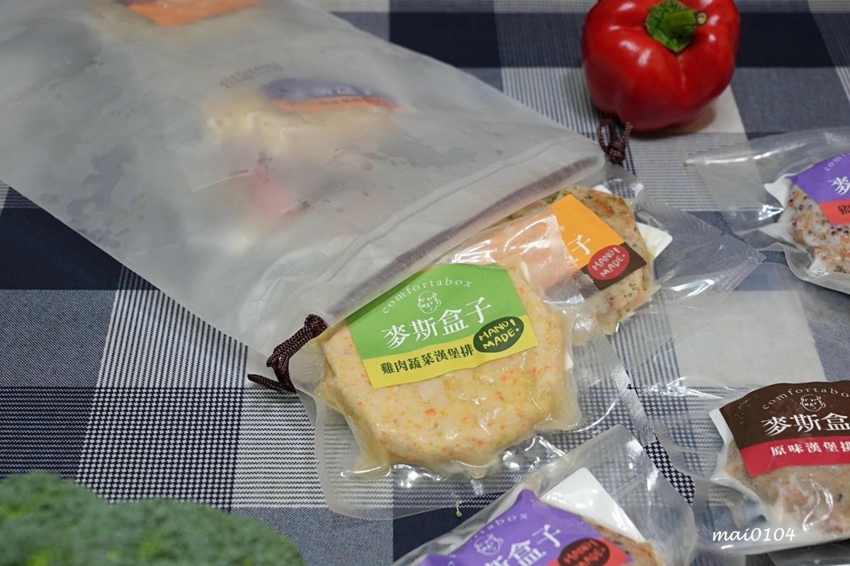 宅配美食｜麥斯盒子減醣手工漢堡排～單一包裝、加熱即食，健身、