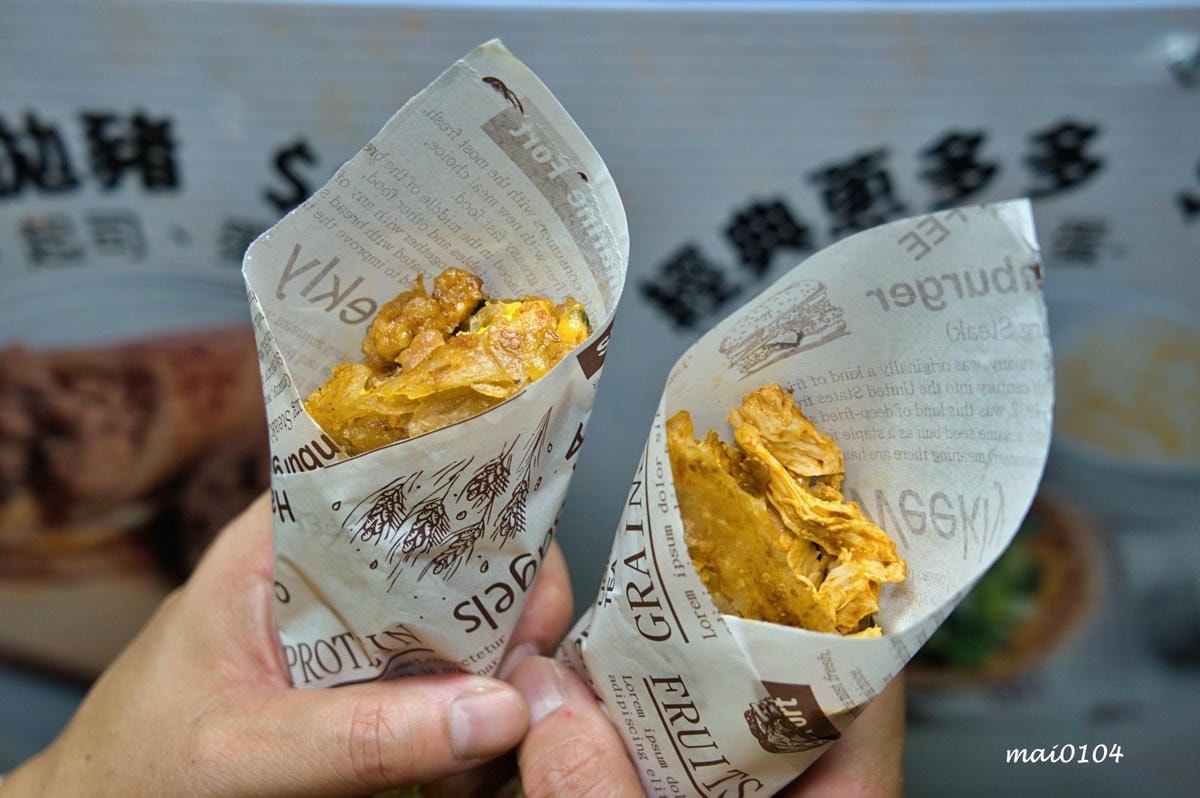 中壢夜市美食｜二代卷～包入南洋咖哩雞、韓式泡菜、泰式打拋豬，