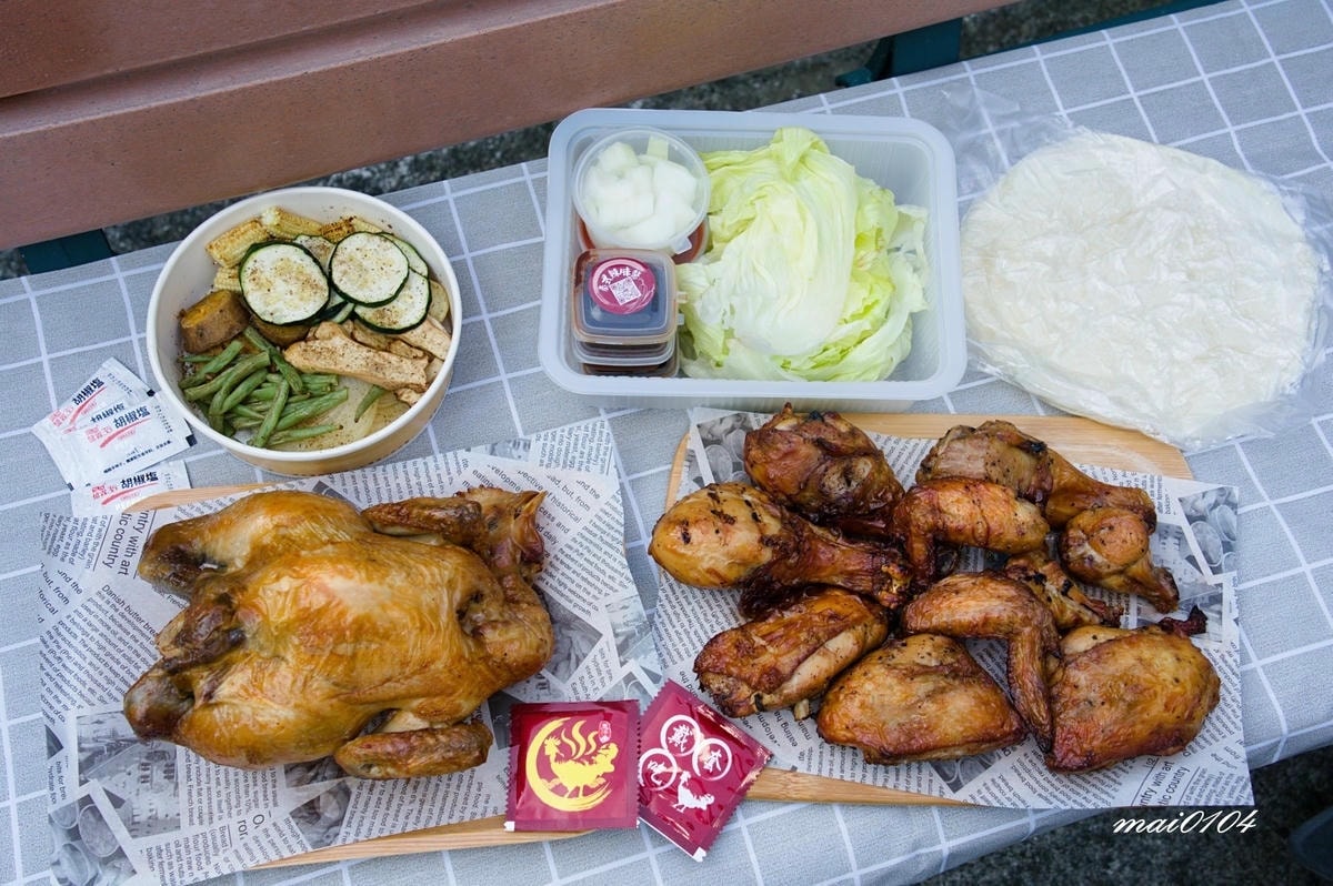 新北中和｜思汗烤雞～蒜味烤雞只要369元，烤雞二吃DIY創意