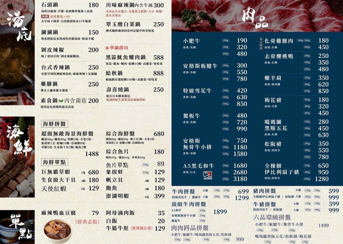 新竹石頭火鍋｜韋爐復刻食鍋巨城店～懷舊用餐風格、食材豐富多樣