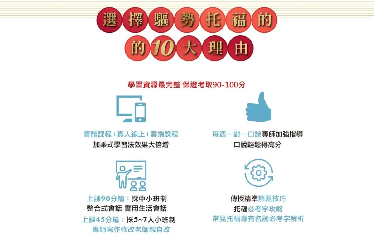 托福英文補習班推薦｜驅勢英日韓中壢站前校～專業師資團隊、托福